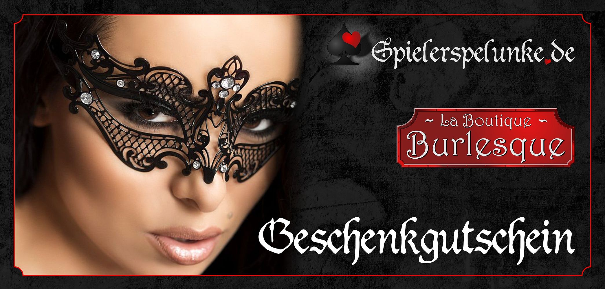 Geschenkgutschein für die Boutique Burlesque Absinthstube Spielerspelunke.de und Spielmannshof Seitenroda